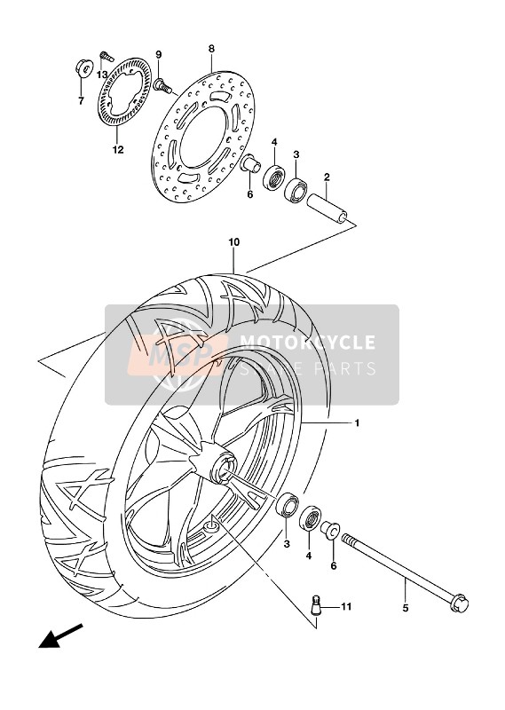 Front Wheel (UH200A P04)